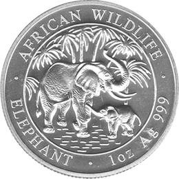 Somalia Elefant 1 Unze 2007
