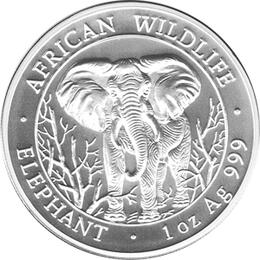 Somalia Elefant 1 Unze 2004