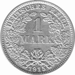 1 Reichsmark MIX Silbermünzen Deutsches Kaiserreich