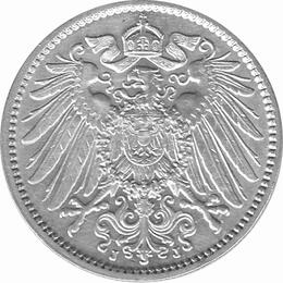 1 Reichsmark MIX Silbermünzen Deutsches Kaiserreich