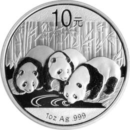 China Panda 1 Unze 2013
