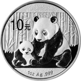 China Panda 1 Unze 2012