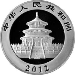 China Panda 1 Unze 2012