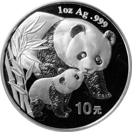 China Panda 1 Unze 2004