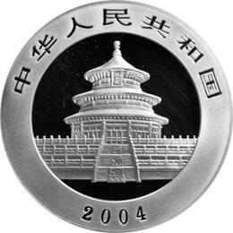 China Panda 1 Unze 2004