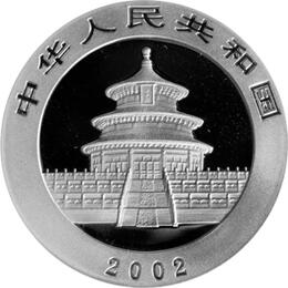 China Panda 1 Unze 2002