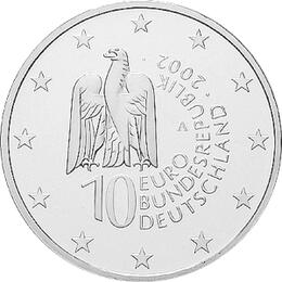 10 Euro Silber Gedenkmünze PP 2002 Museumsinsel Berlin