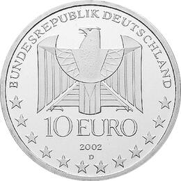 10 Euro Silber Gedenkmünze ST 2002 100 Jahre U-Bahn