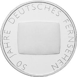 10 Euro Silber Gedenkmünze ST 2002 Deutsches Fernsehen