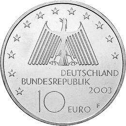 10 Euro Silber ST 2003 Industrielandschaft Ruhrgebiet