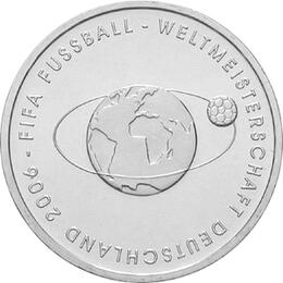 10 Euro Silber ST 2004 Fussball WM Deutschland