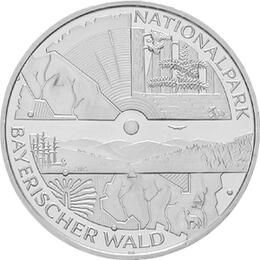 10 Euro Silber ST 2005 Nationalpark Bayrischer Wald