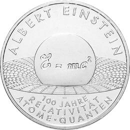 10 Euro Silber Gedenkmünze PP 2005 Albert Einstein