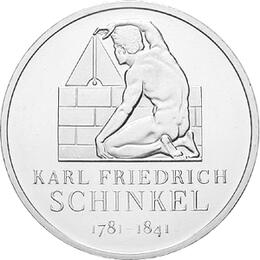 10 Euro Silber Gedenkmünze ST 2006 Friedrich Schinkel