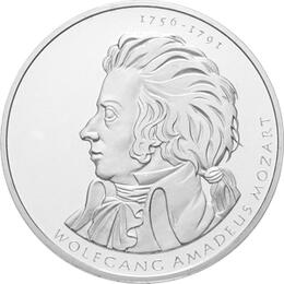 10 Euro Silber Gedenkmünze ST 2006 Amadeus Mozart