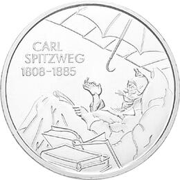 10 Euro Silber Gedenkmünze PP 2008 Carl Spitzweg