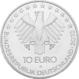 10 Euro Silber Gedenkmünze PP 2010 Eisenbahn