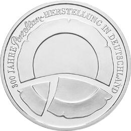 10 Euro Silber Gedenkmünze ST 2010 Porzellanherstellung