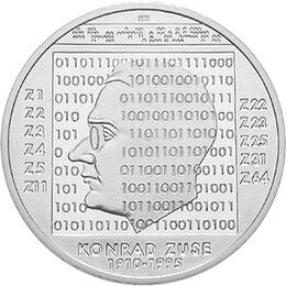 10 Euro Silber Gedenkmünze ST 2010 Konrad Zuse