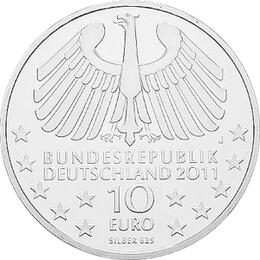 10 Euro Silber Gedenkmünze PP 2011 Hamburger Elbtunnel