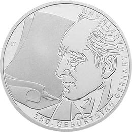10 Euro Silber Gedenkmünze PP 2012 Gerhart Hauptmann