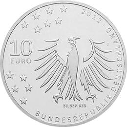 10 Euro Silber Gedenkmünze PP 2012 Gerhart Hauptmann