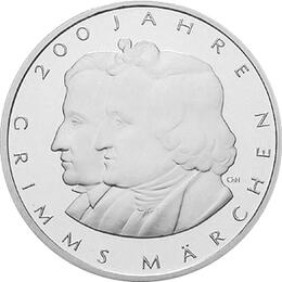 10 Euro Silber Gedenkmünze PP 2012 Grimms Märchen