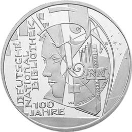 10 Euro Silber Gedenkmünze PP 2012 Nationalbibliothek