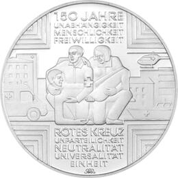 10 Euro Silber Gedenkmünze PP 2013 Rotes Kreuz