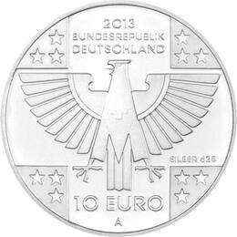 10 Euro Silber Gedenkmünze PP 2013 Rotes Kreuz