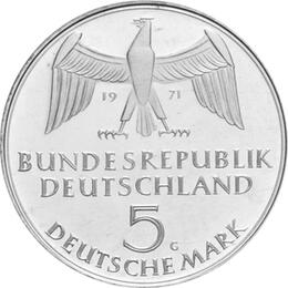 5 DM Silber Gedenkmünze Reichsgründung 1971
