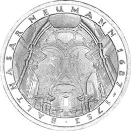 5 DM Silber Gedenkmünze Balthasar Neumann 1978