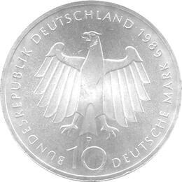 10 DM Silber Gedenkmünze 2000 Jahre Bonn 1989