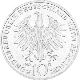 10 DM Silber Gedenkmünze Orden Pour le Merite 1993