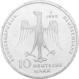 10 DM Silber Gedenkmünze Heinrich der Löwe 1995
