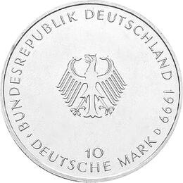 10 DM Silber Gedenkmünze 50 Jahre Grundgesetz 1999