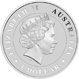 1 Unze Australien Silber Salzwasserkrokodil 2014 Perth Mint