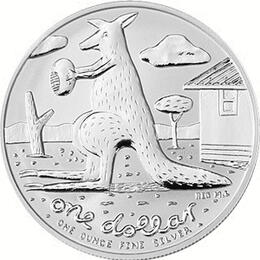 1 Unze Silber Känguru 2008 Australien Roayal Mint 1 Dollar