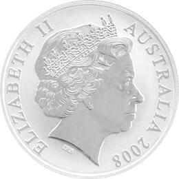 1 Unze Silber Känguru 2008 Australien Roayal Mint 1 Dollar