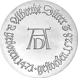 DDR 1971 10 Mark Silber Gedenkmünze Albrecht Dürer