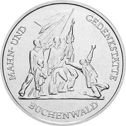 DDR 1972 10 Mark Gedenkmünze Buchenwald