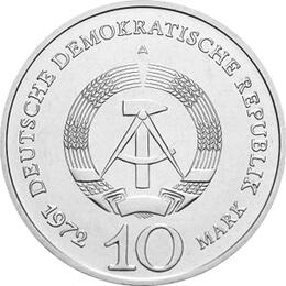 DDR 1972 10 Mark Gedenkmünze Buchenwald