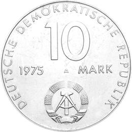 DDR 1975 10 Mark Gedenkmünze Warschauer Pakt