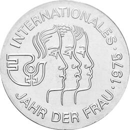 DDR 1975 5 Mark Gedenkmünze Jahr der Frau