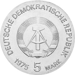 DDR 1975 5 Mark Gedenkmünze Jahr der Frau