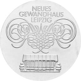 DDR 1982 10 Mark Silber Gedenkmünze Gewandhaus Leizpzig