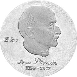 DDR 1983 5 Mark Gedenkmünze Max Planck