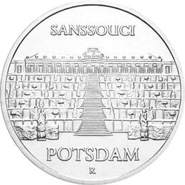 DDR 1986 5 Mark Gedenkmünze Neues Palais