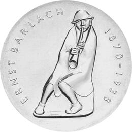 DDR 1988 5 Mark Gedenkmünze Ernst Barlach