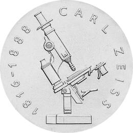 DDR 1988 20 Mark Silber Gedenkmünze Carl Zeiss